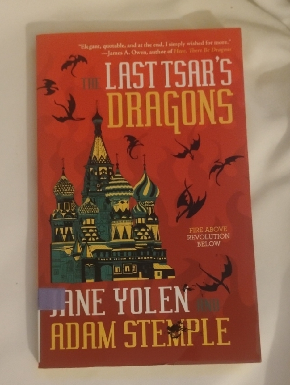 The Last Tsar's Dragons by Jane Yolen & Adam Stemple - Red Cover